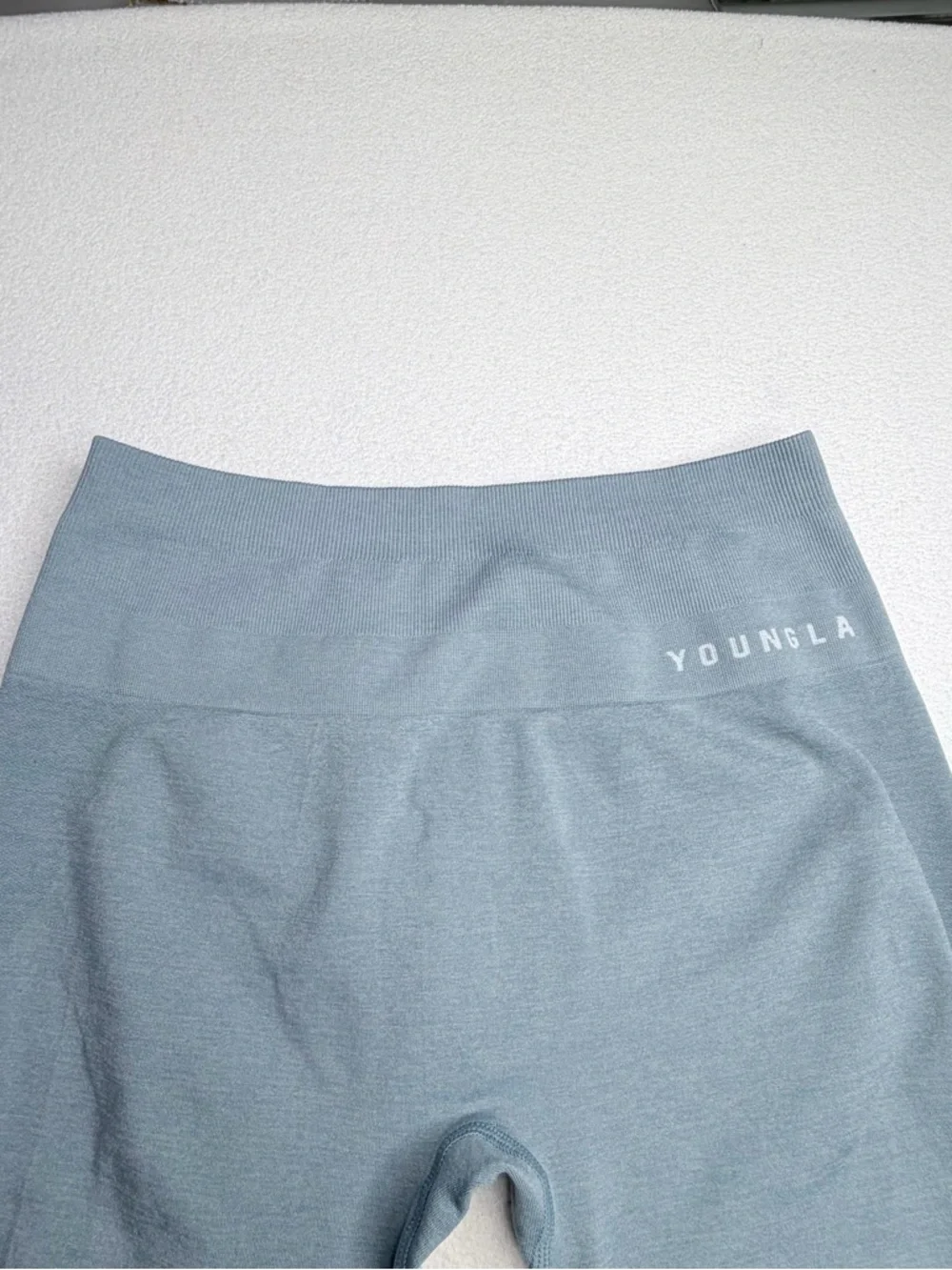 YoungLA Legacy Seamless Scrunch Leggings•YLAW1062• Dusty Blue - Picture 14 of 16